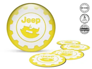 Jeep Adesivo Silicone Variante Distintivi Ruota